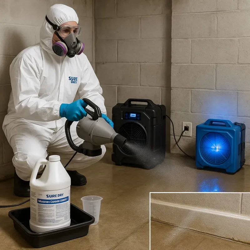 Sanitization and Odor Removal process in Prescott, WI